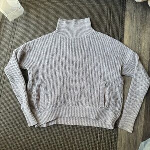 Victoria’s Secret Cozy Cotton Gray Turtleneck Sweater